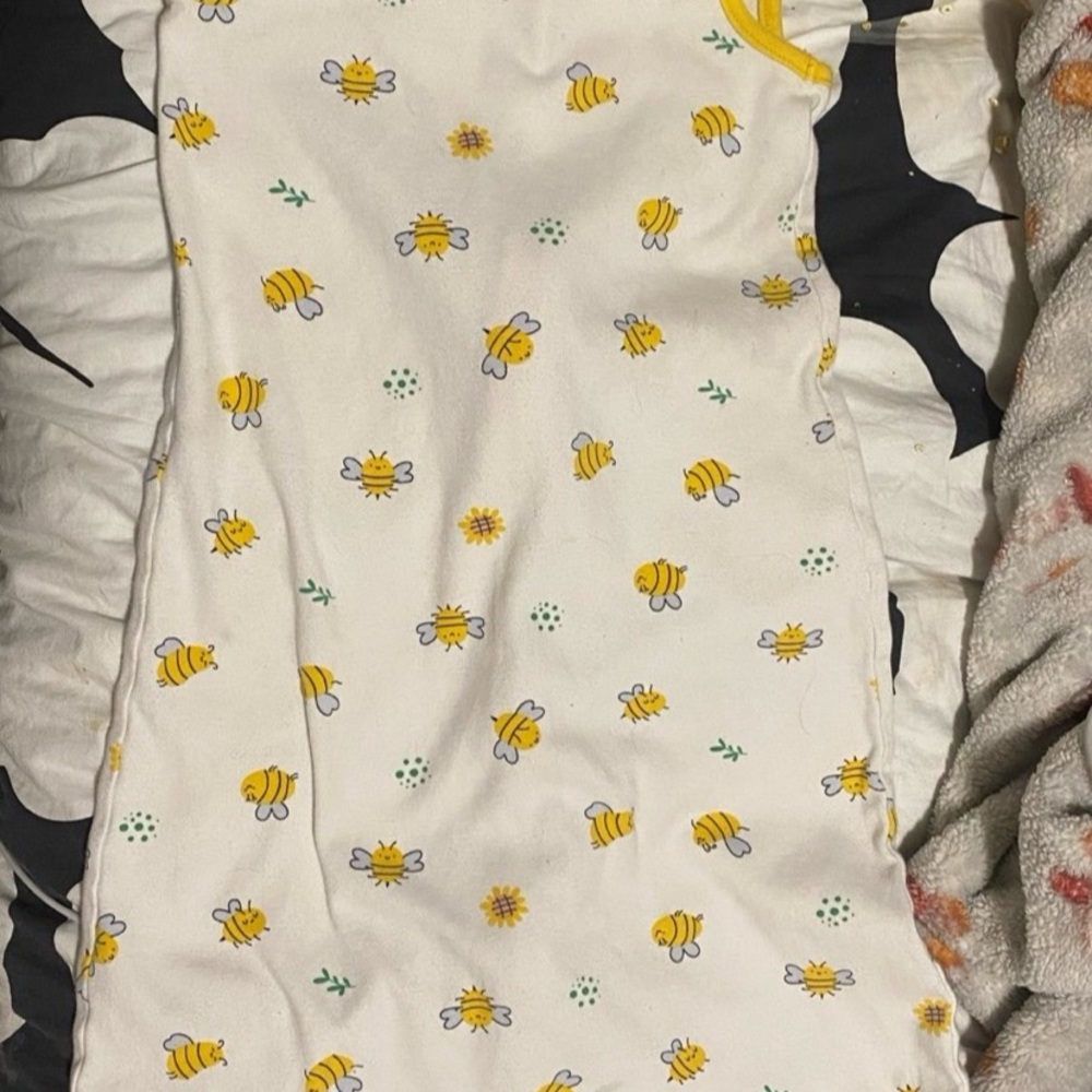 Bee Print Sleeveless Sleep Sack 12-18 months size large